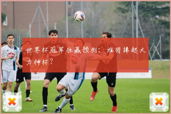 世界杯冠军独赢预测：谁将捧起大力神杯？