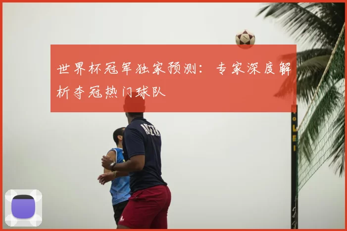 世界杯冠军独家预测：专家深度解析夺冠热门球队