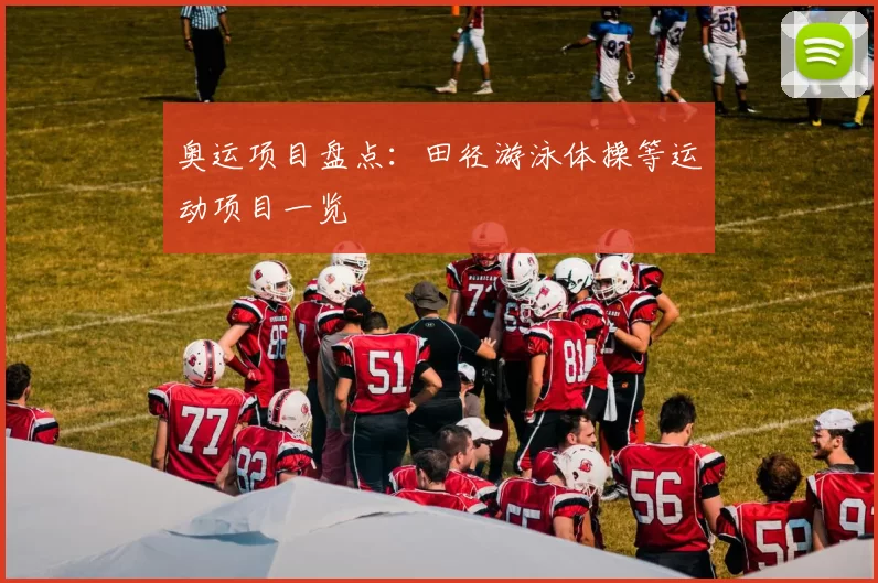 奥运项目盘点:田径游泳体操等运动项目一览