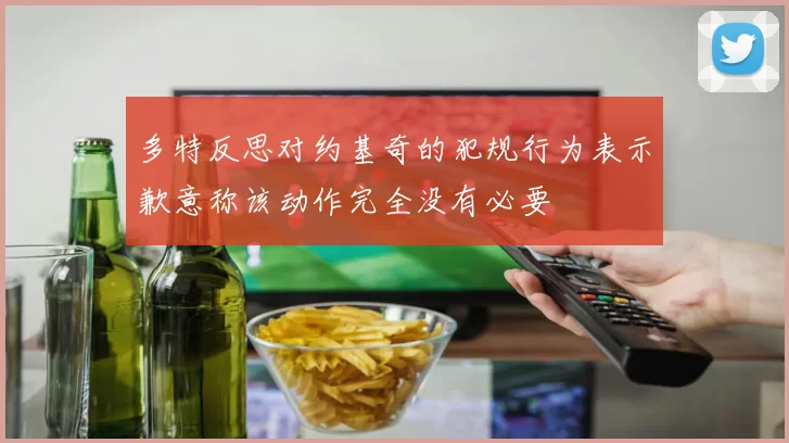多特反思对约基奇的犯规行为表示歉意称该动作完全没有必要